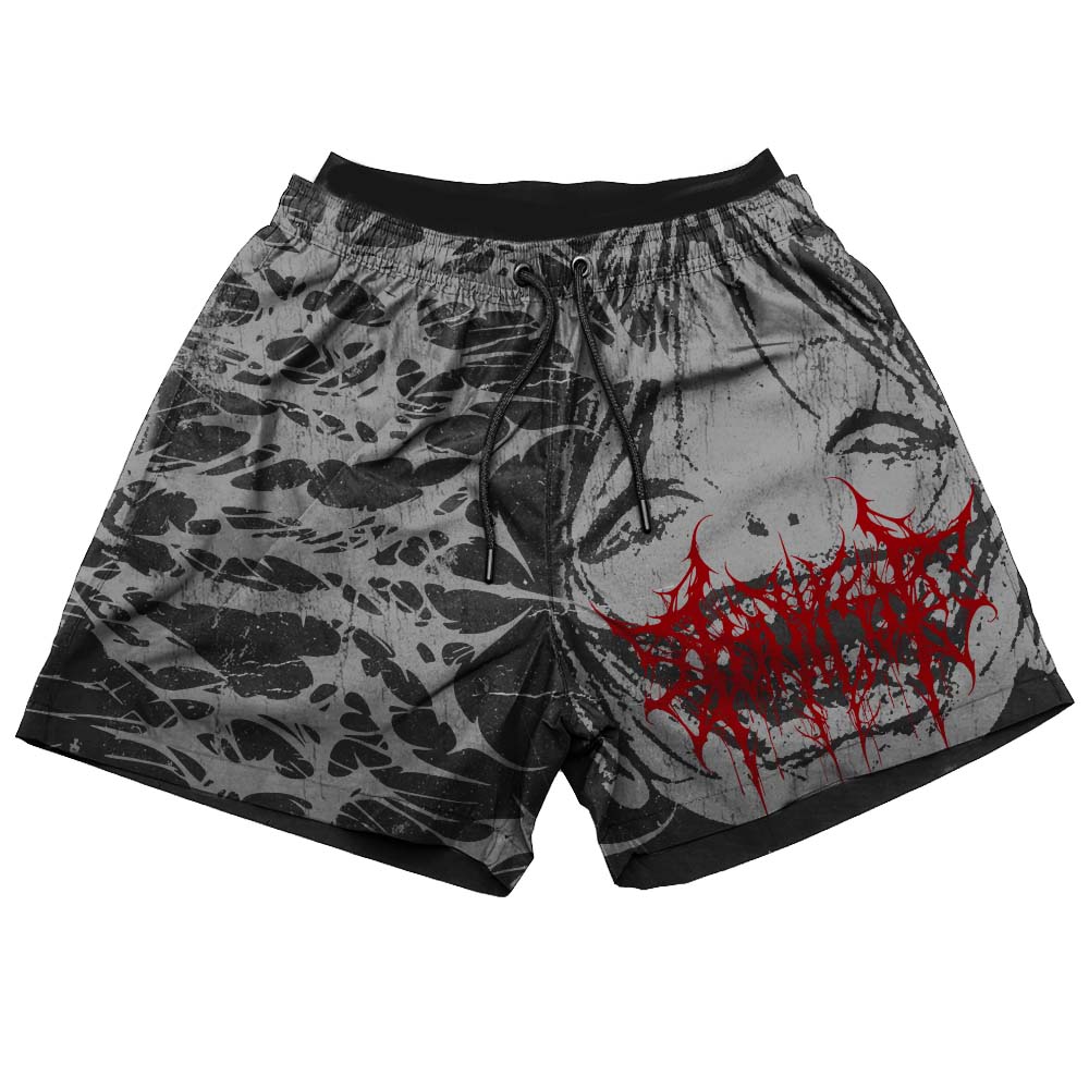 Grinfrost (black) - Swim Shorts Mockup
