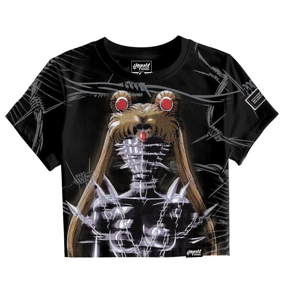 Moon Maiden (Custom) - Crop T-Shirt (200GSM) Mockup