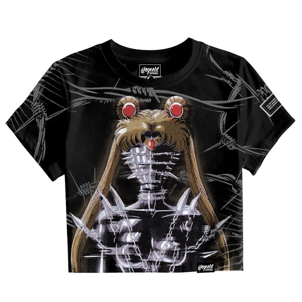 Moon Maiden (Custom) - Crop T-Shirt (200GSM)