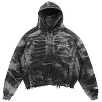 Anatomy (grey) - Heavy Oversized Hoodie (400GSM)