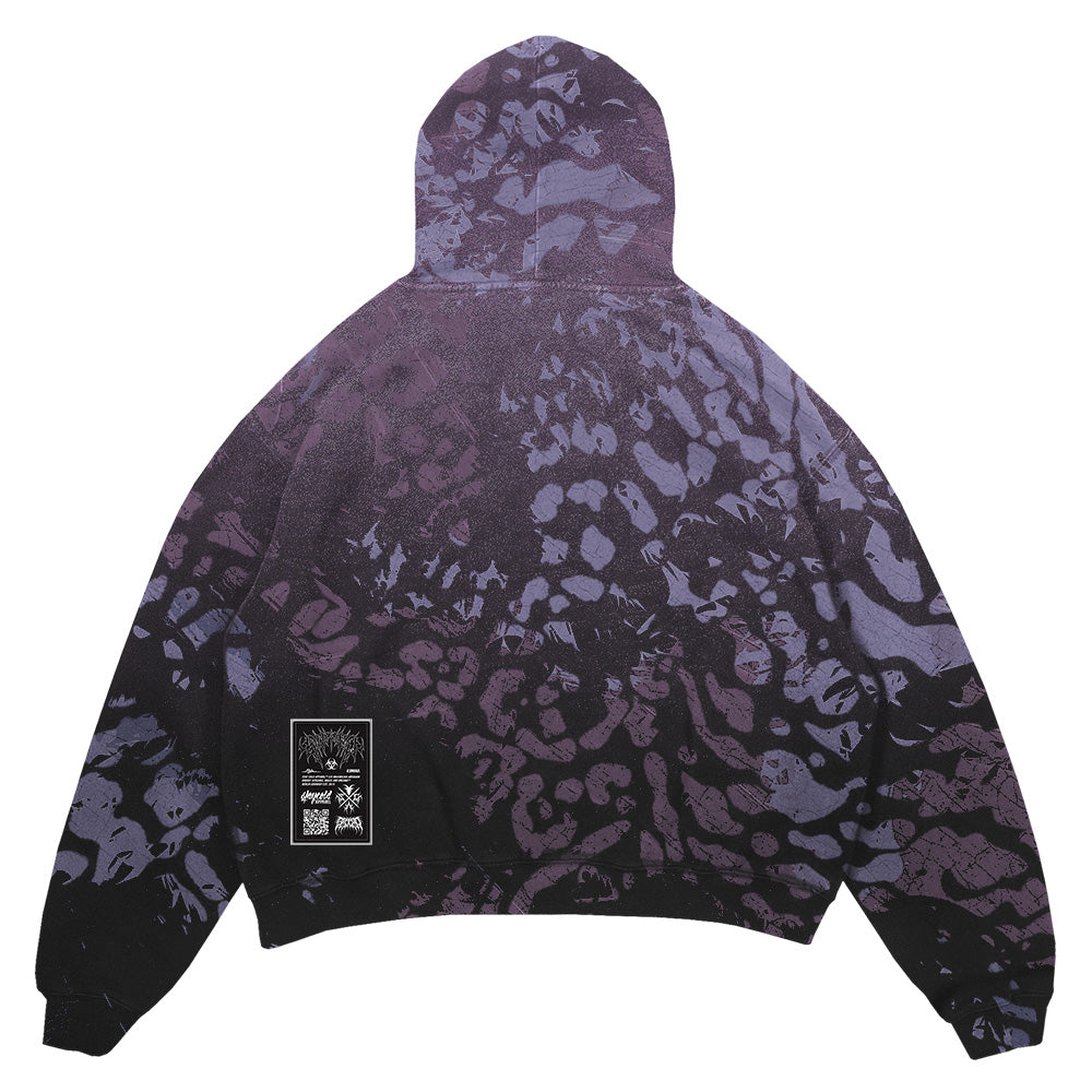Night Ops (purple) - Heavy Oversized Hoodie (400GSM)