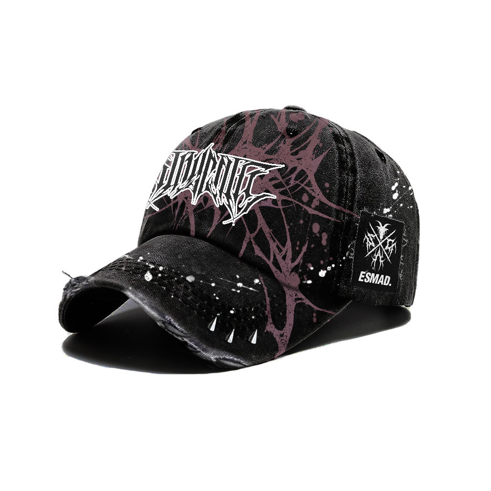 Thronebreaker (black) - Distressed Baseball Cap Mockup