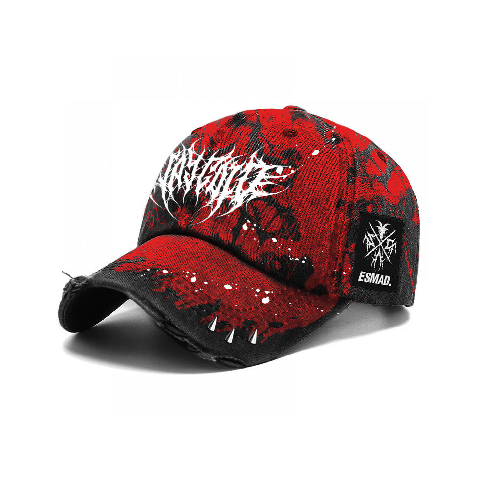 Core Burn (Red) - Distressed Baseball Cap