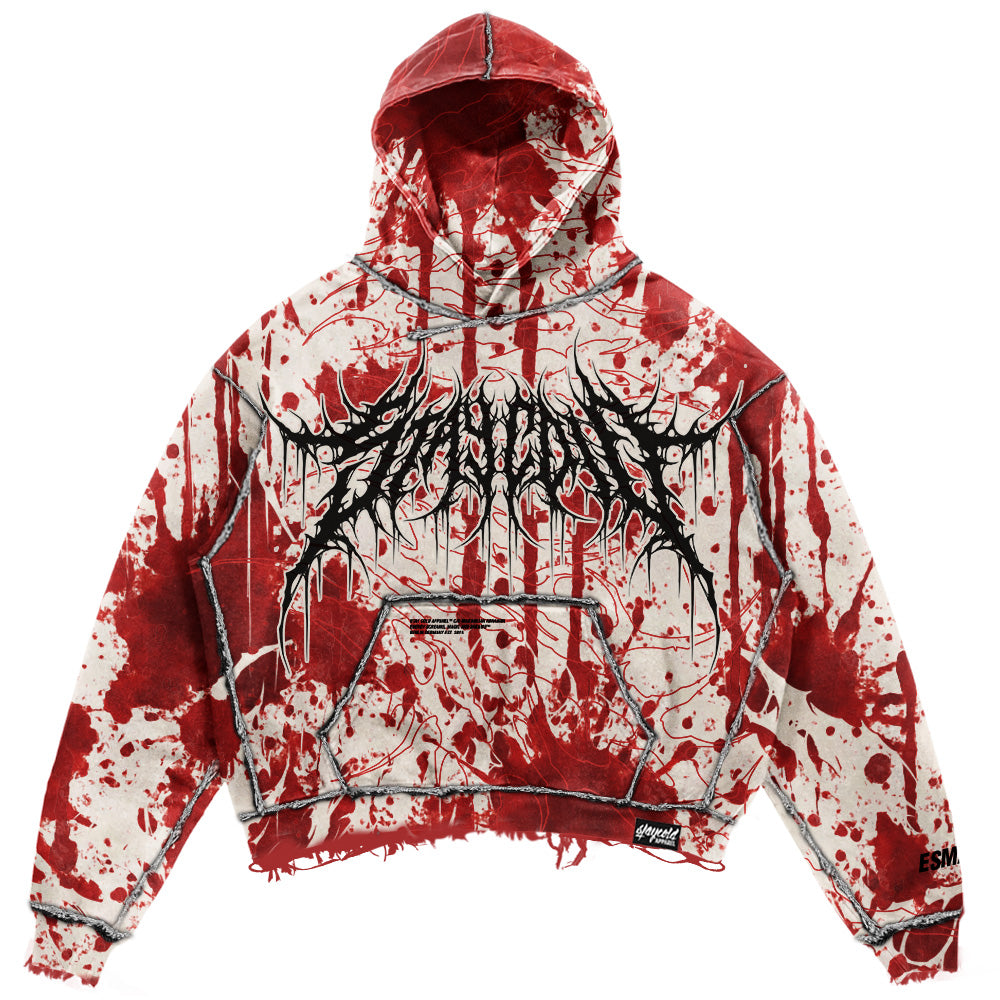 Bloodpath (Red) - Heavy Oversized Hoodie (400GSM)