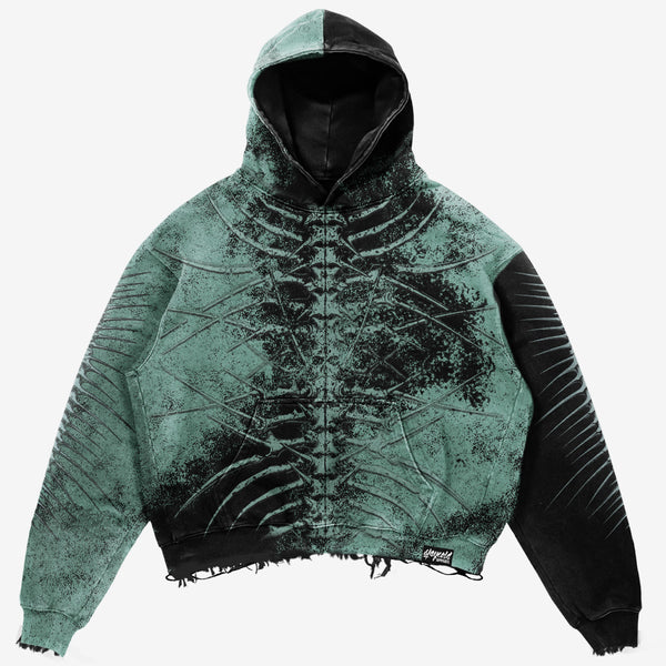 Lineage Of Dusk (mentol) - Heavy Oversized Hoodie (400GSM) Mockup