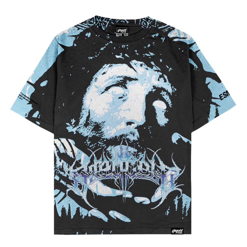 Nocturnal Oath (black) - Oversized T-Shirt (200GSM) Mockup