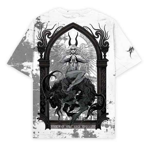 Witchy Hour (white) - Oversized T-Shirt (200GSM)