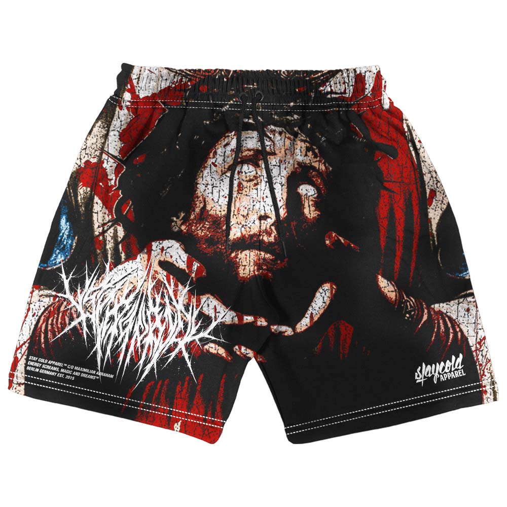 Baptized In Blood - Boardshorts Mockup