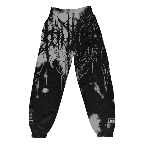 Daggerwave (grey dye) - Sweatpants (350GSM) Mockup
