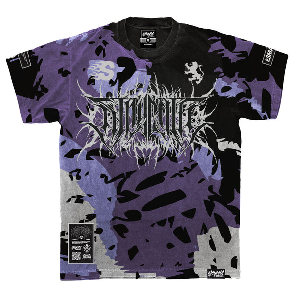 purple camo foams shirt