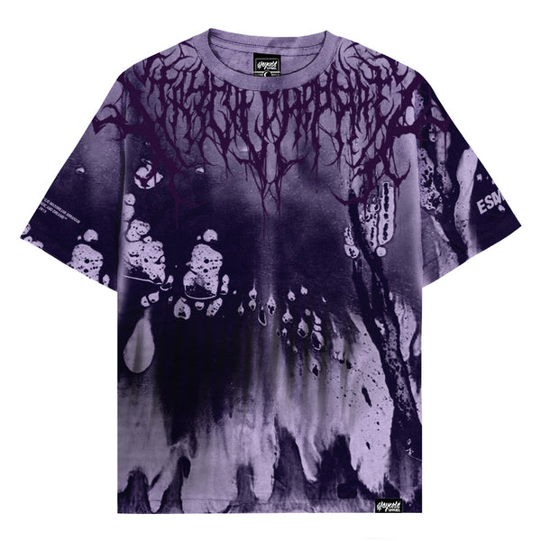 Reign Of Blood (purple) - Oversized T-Shirt (200GSM) Mockup