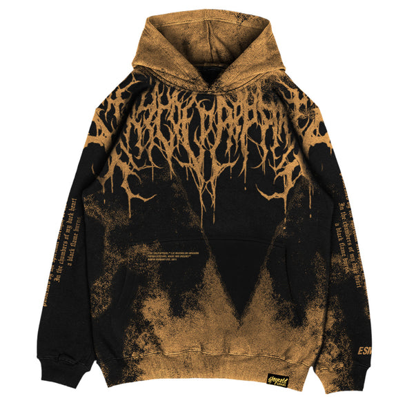 THE BONEZ blood in blood out パーカー XLサイズ Reign Of Blood (ocker) - Oversized Hoodie (350GSM)