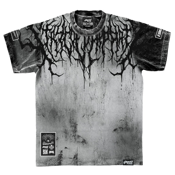 Reign Of Blood (wasted) - Heavy Oversized T-Shirt (250GSM) Mockup