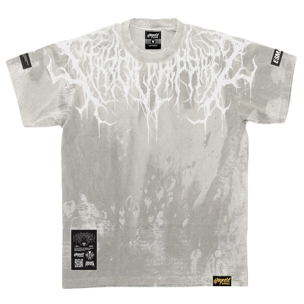 Reign Of Blood (dirty sand) - Heavy Oversized T-Shirt (250GSM) Mockup