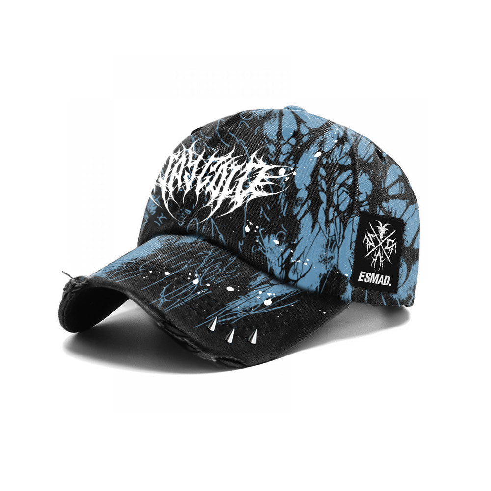 Frozen Veins (Blue) - Distressed Baseball Cap