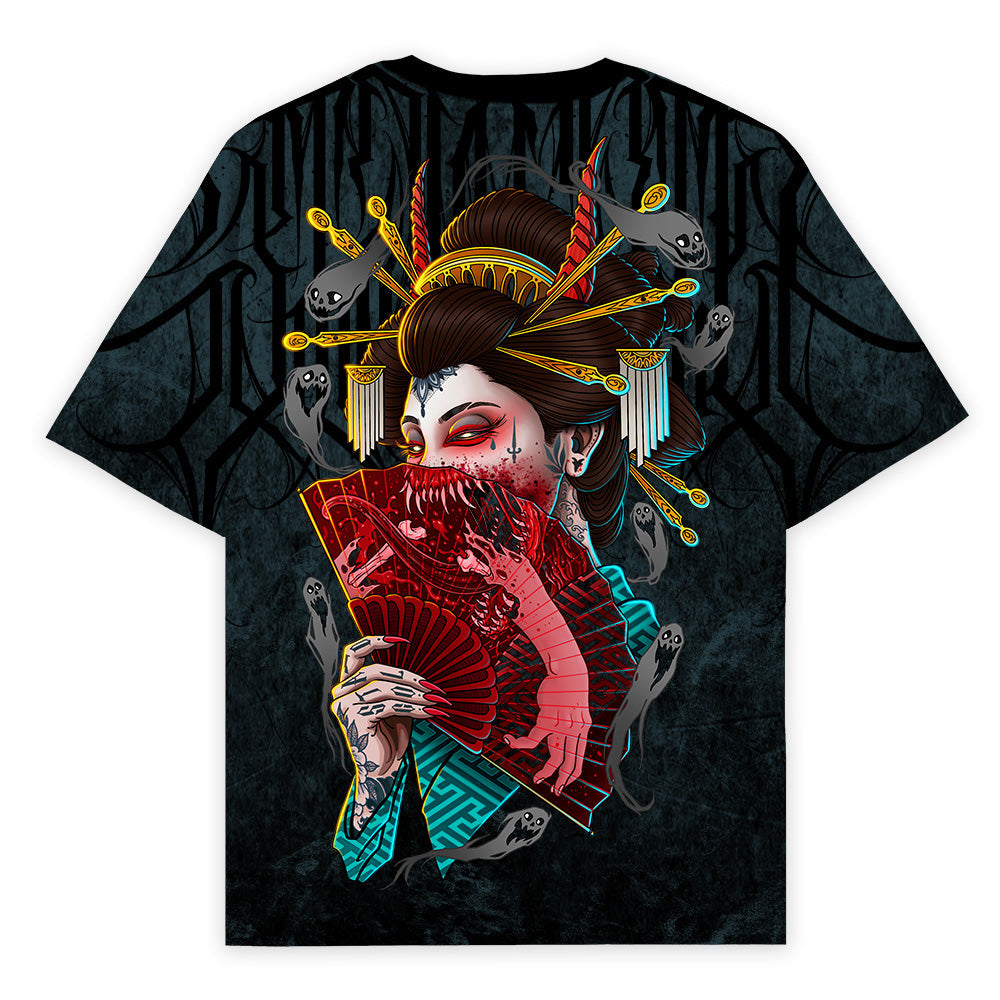 Hexfang (dark grey) - Heavy Oversized T-Shirt (250GSM)