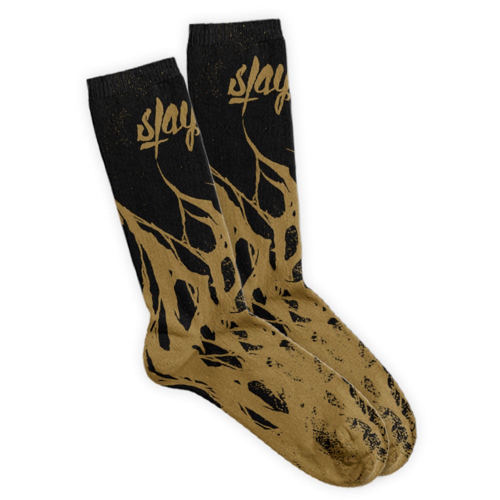 Reign Of Blood (Ocker) - Comfort Socks