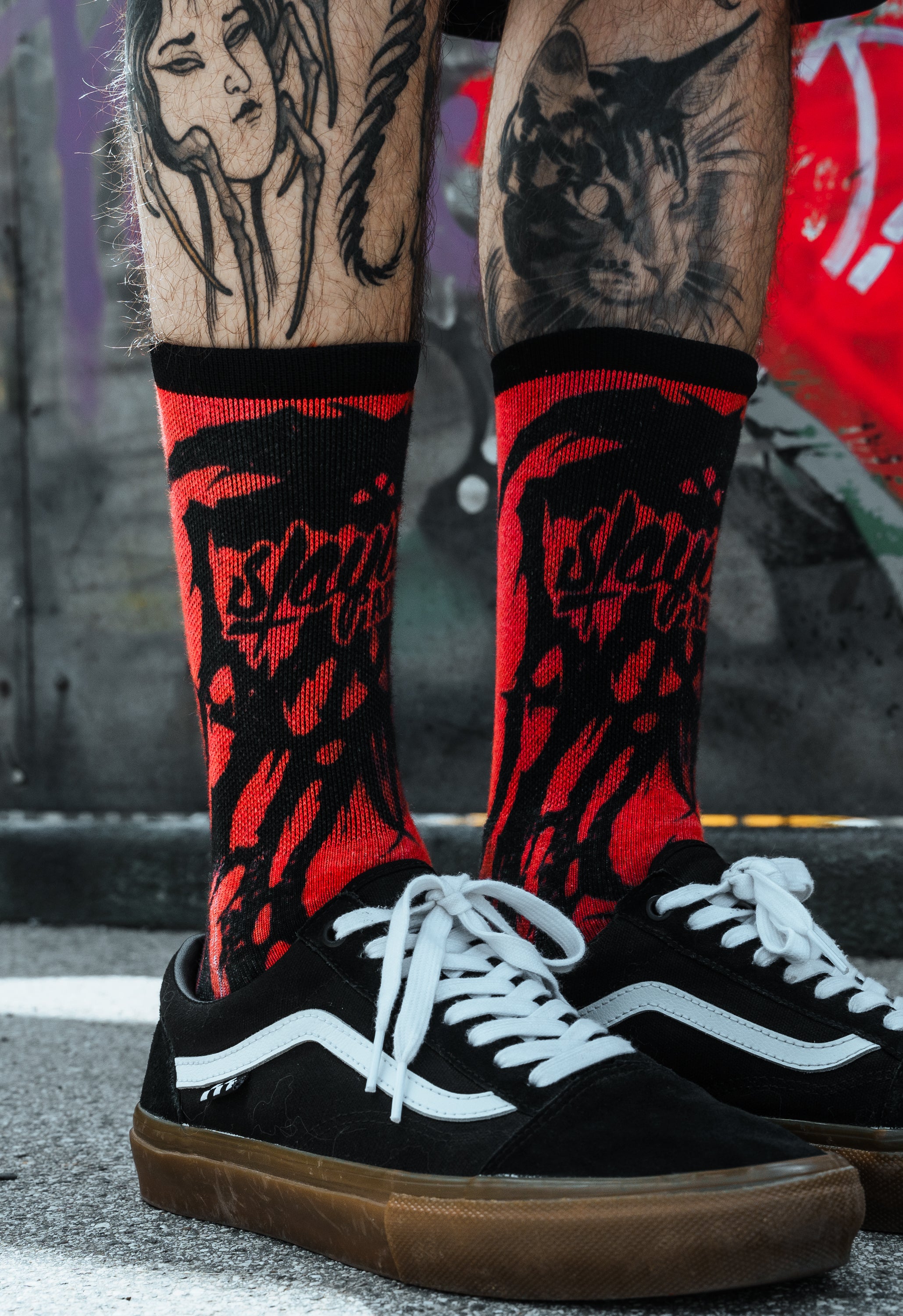Necroblade - Comfort Socks (Red)