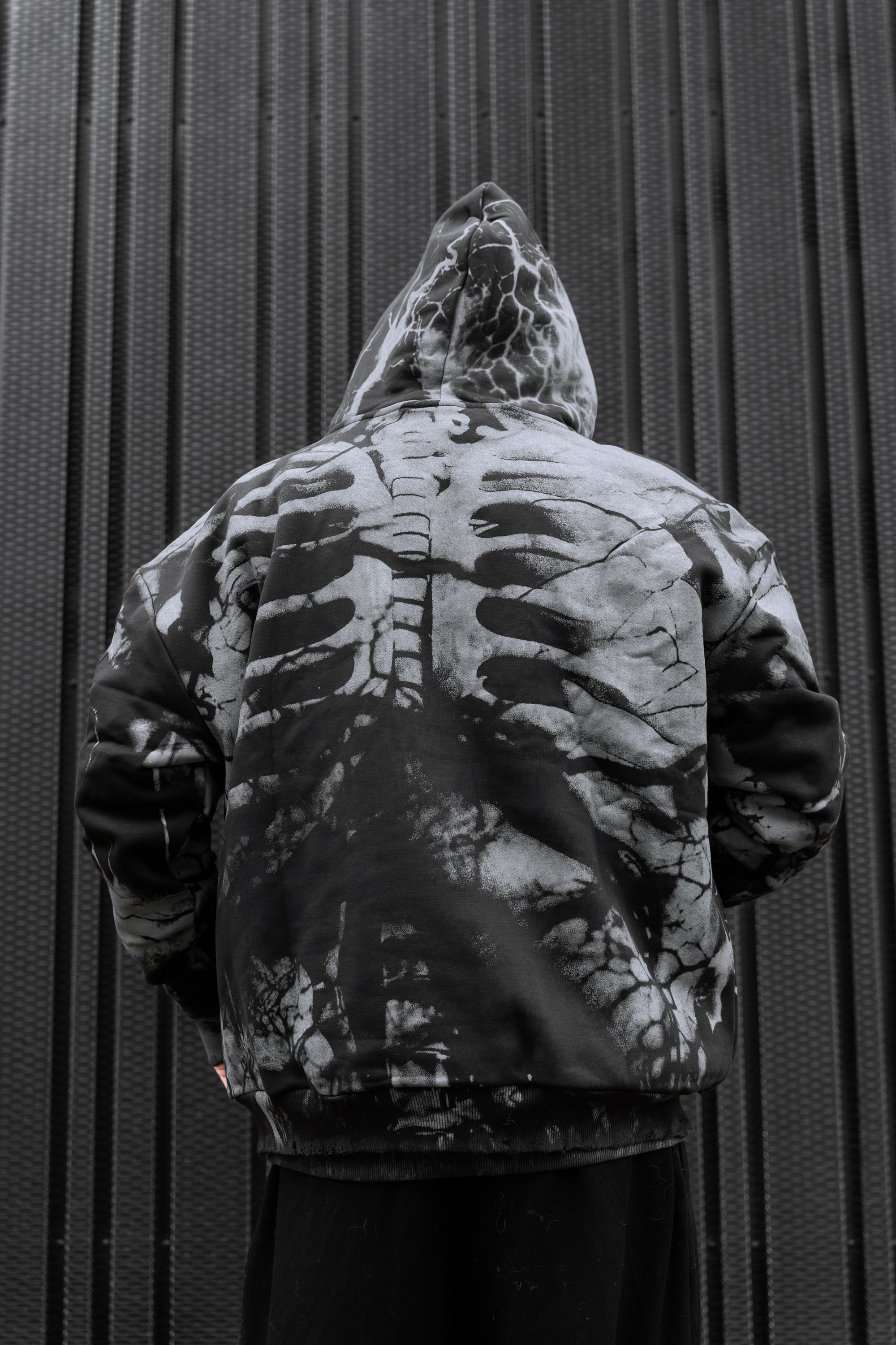 Anatomy (grey) - Heavy Oversized Hoodie (400GSM)