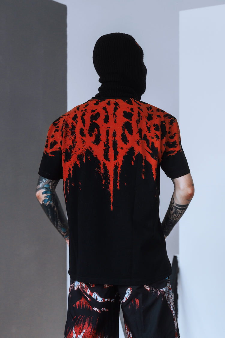 Baptized In Blood (Black) - Regular T-Shirt (200GSM) Image 3