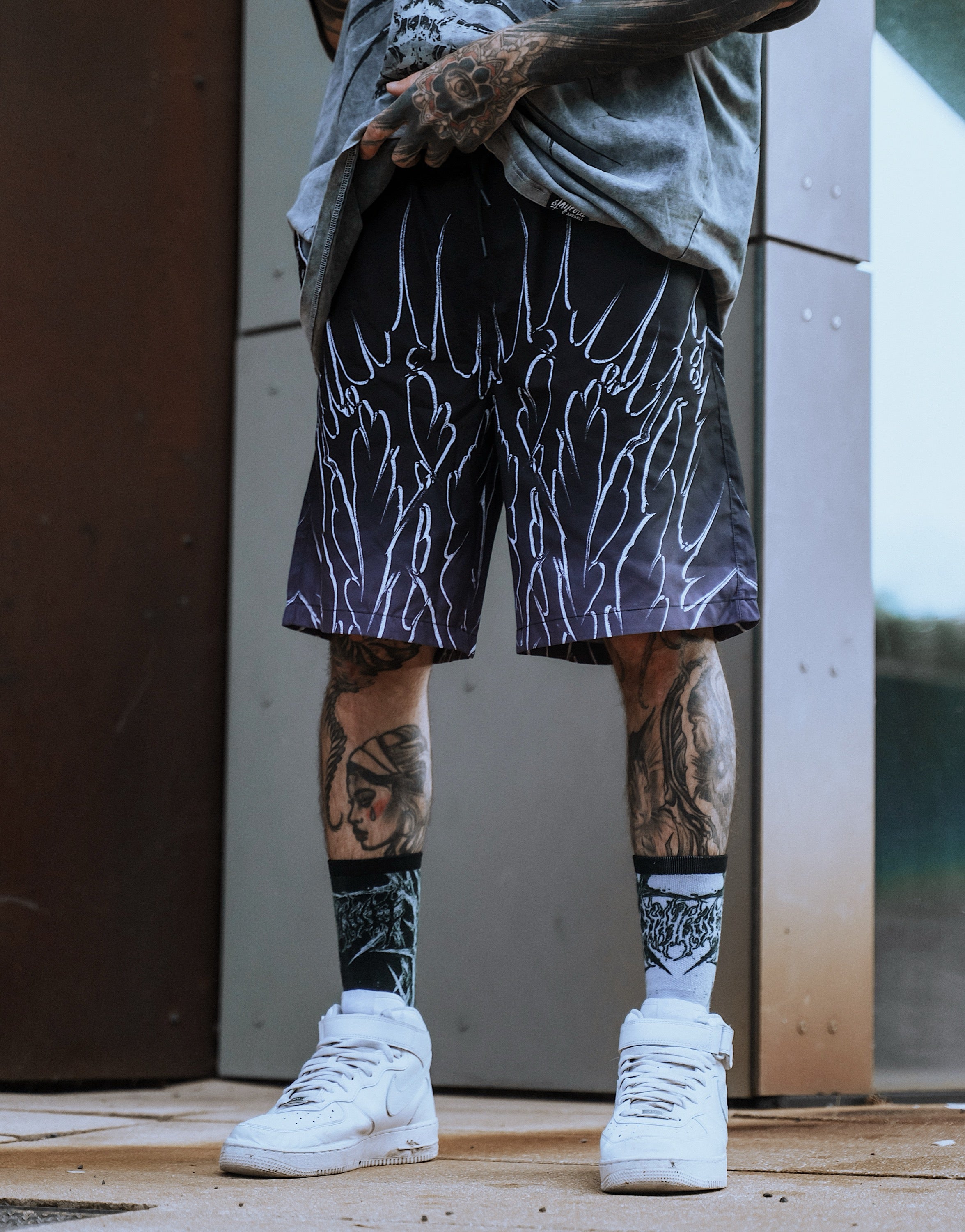 Black Razor - Boardshorts (Purple)