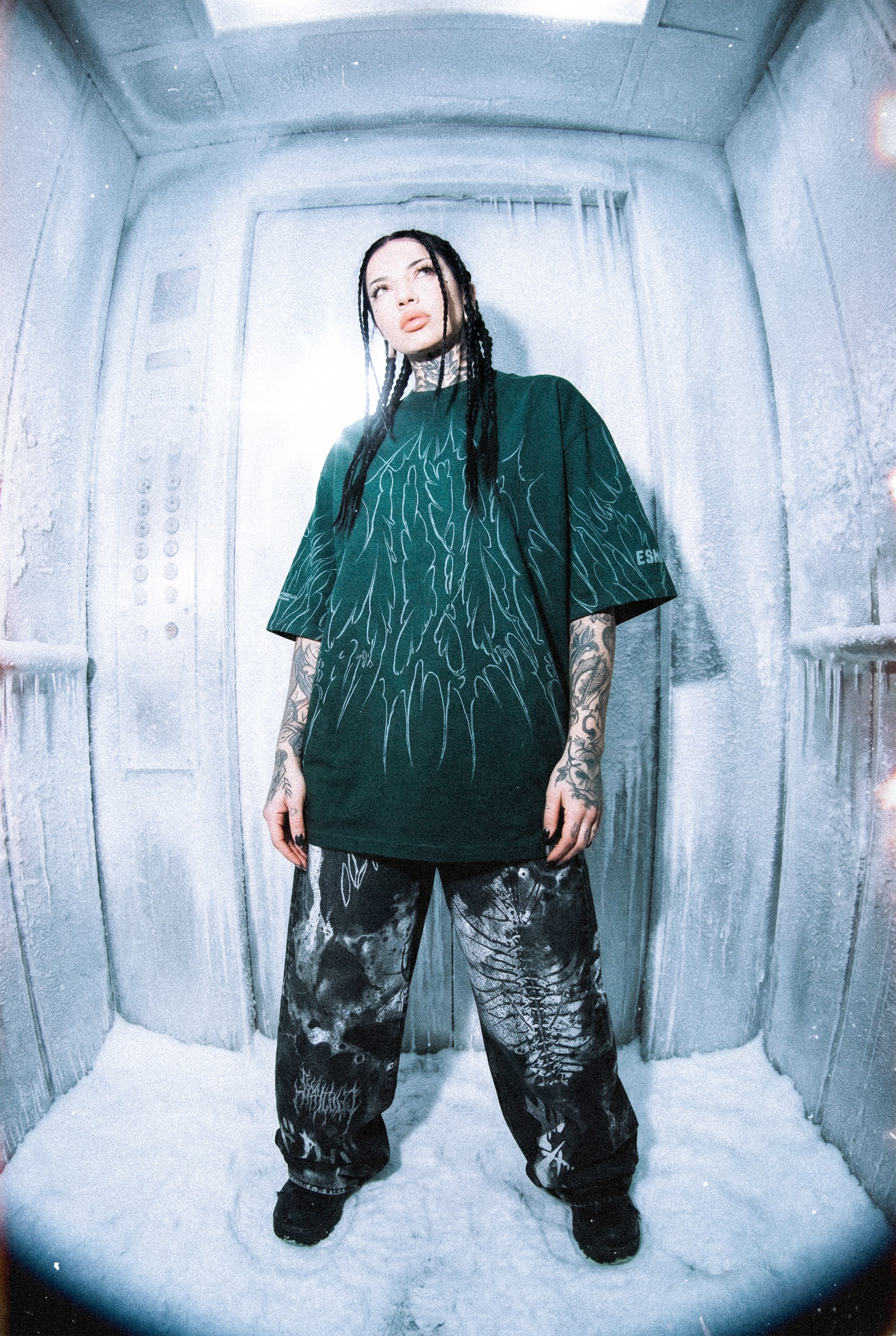 Black Razor (Petrol) - Oversized T-Shirt (200GSM)