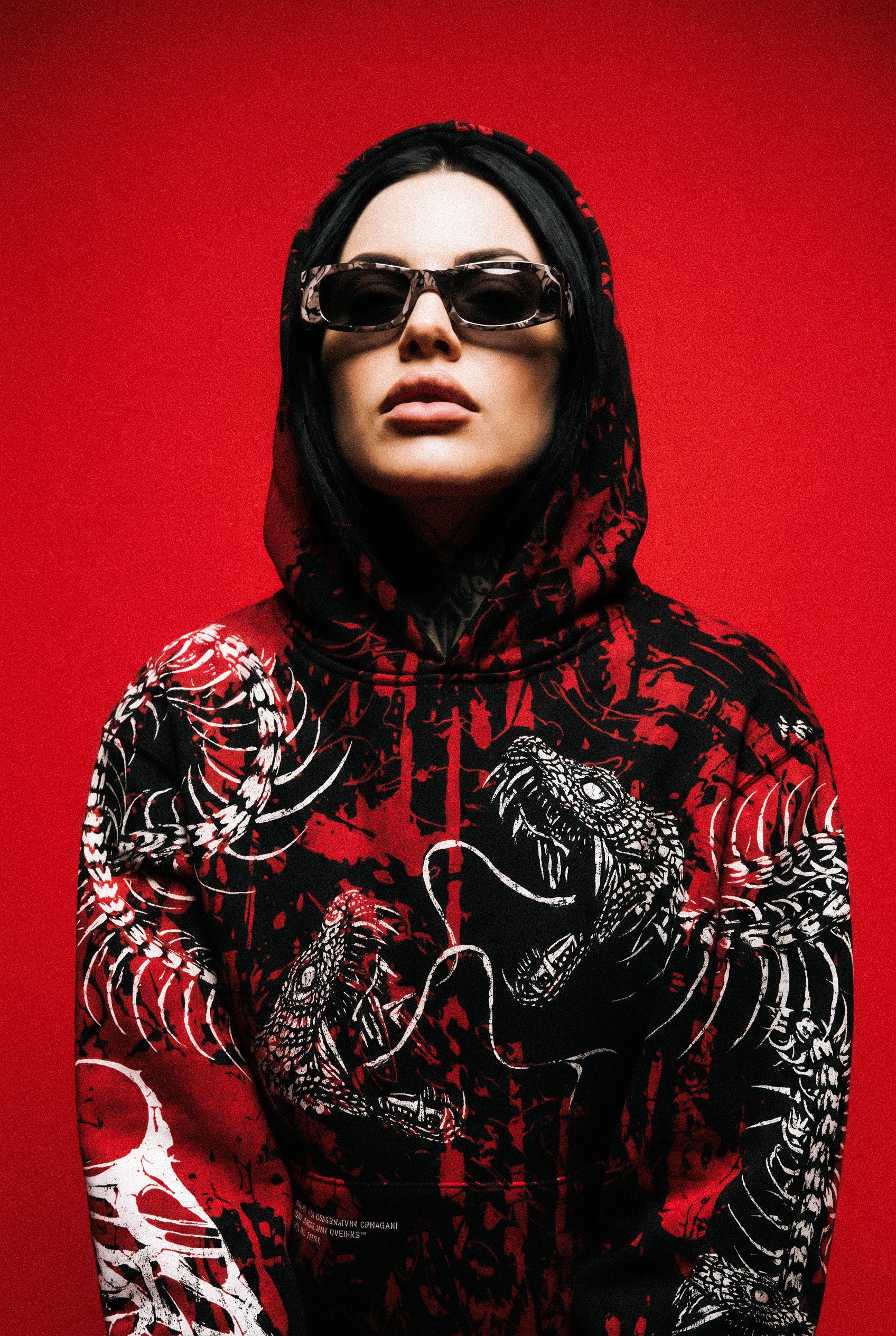 Black Spine (Bloodshed) - Oversized Hoodie (350GSM)