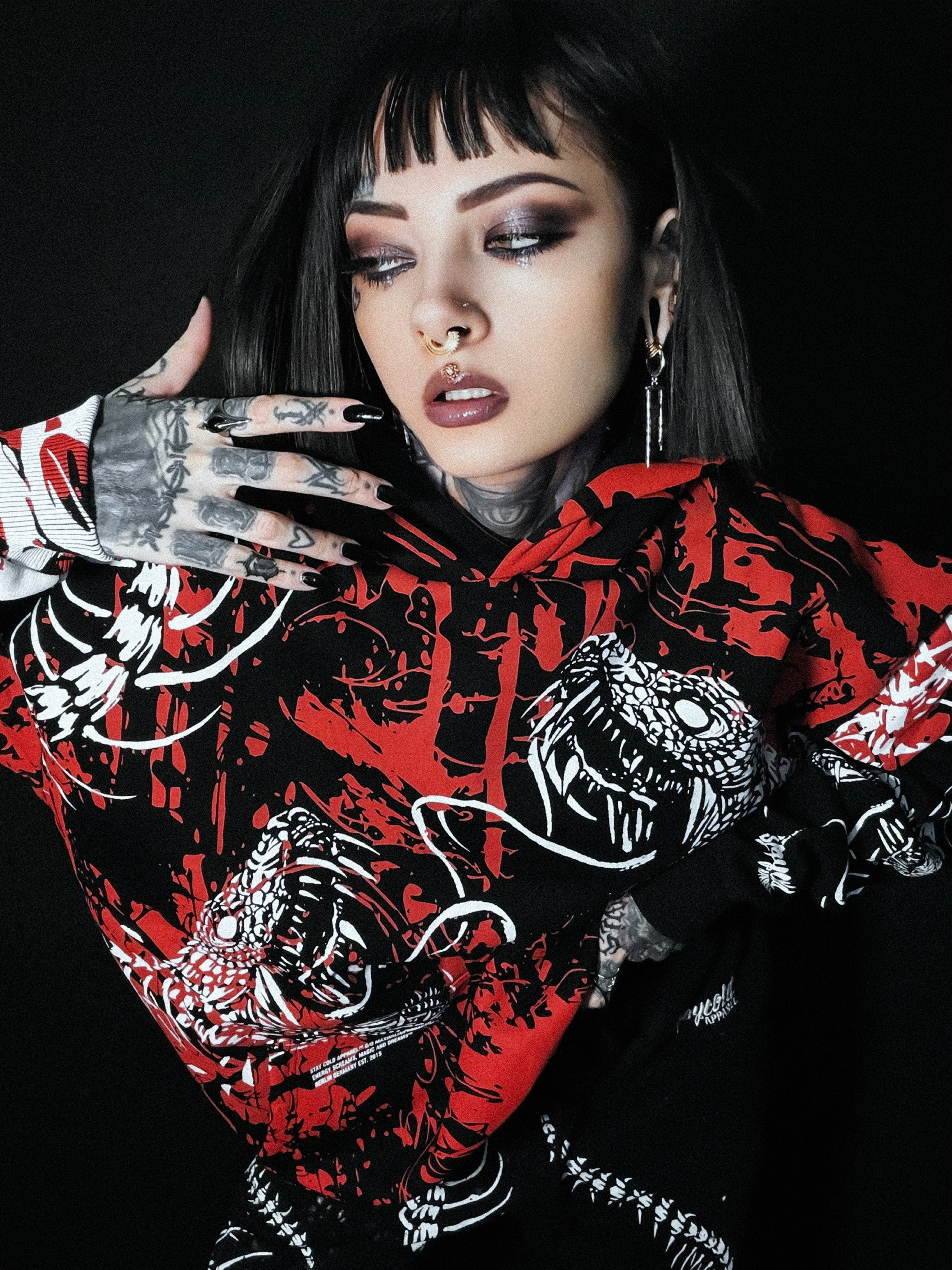 Black Spine (Bloodshed) - Oversized Hoodie (350GSM)