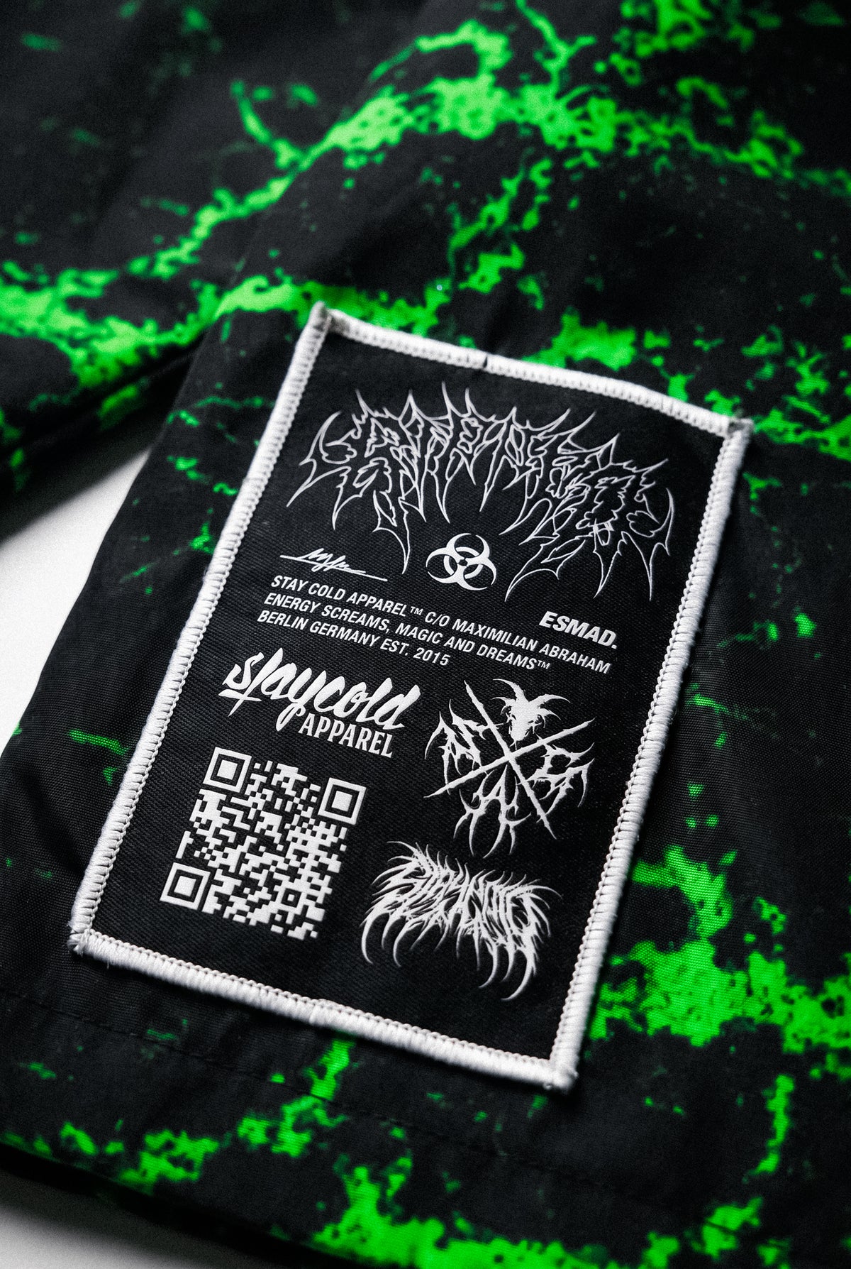 Black Spine (Black) - Raincoat