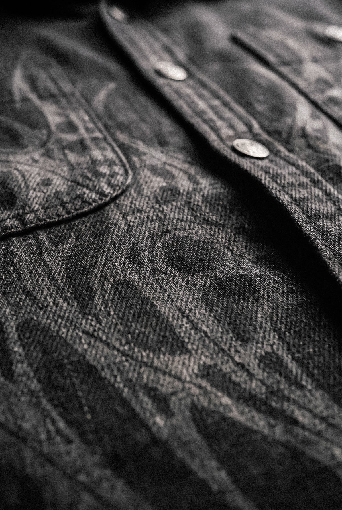 Blackroot (Washed Black) - Longsleeve Button Up (290GSM)