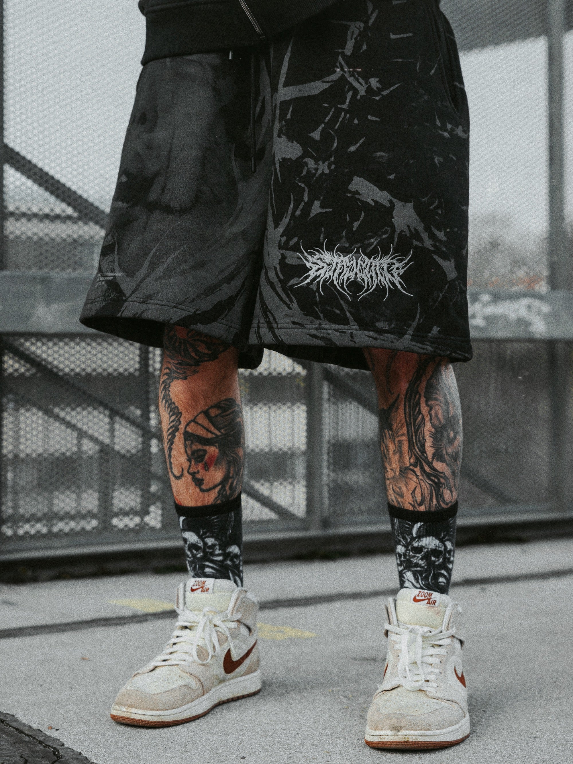 Blackwater (Black) - Prime Shorts (350GSM)