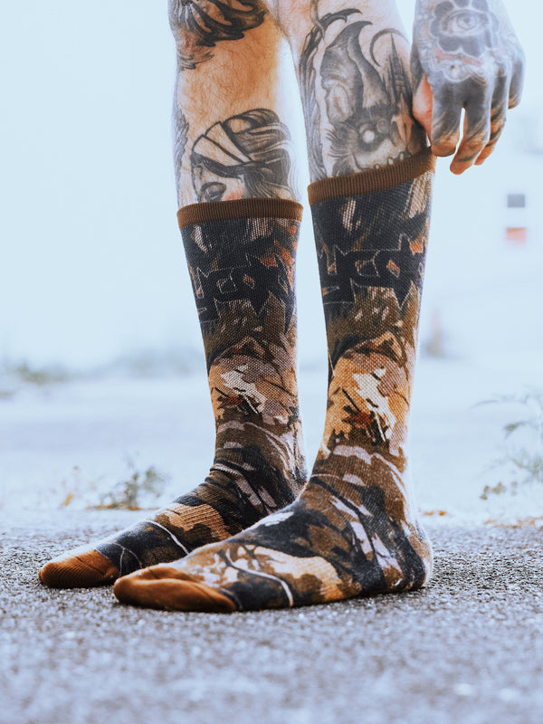 Blackwood - Comfort Socks (camo) Lifestyle Image