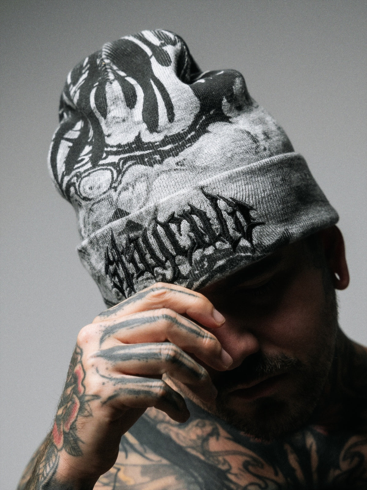 Blaze Knit (Grey) - Beanie