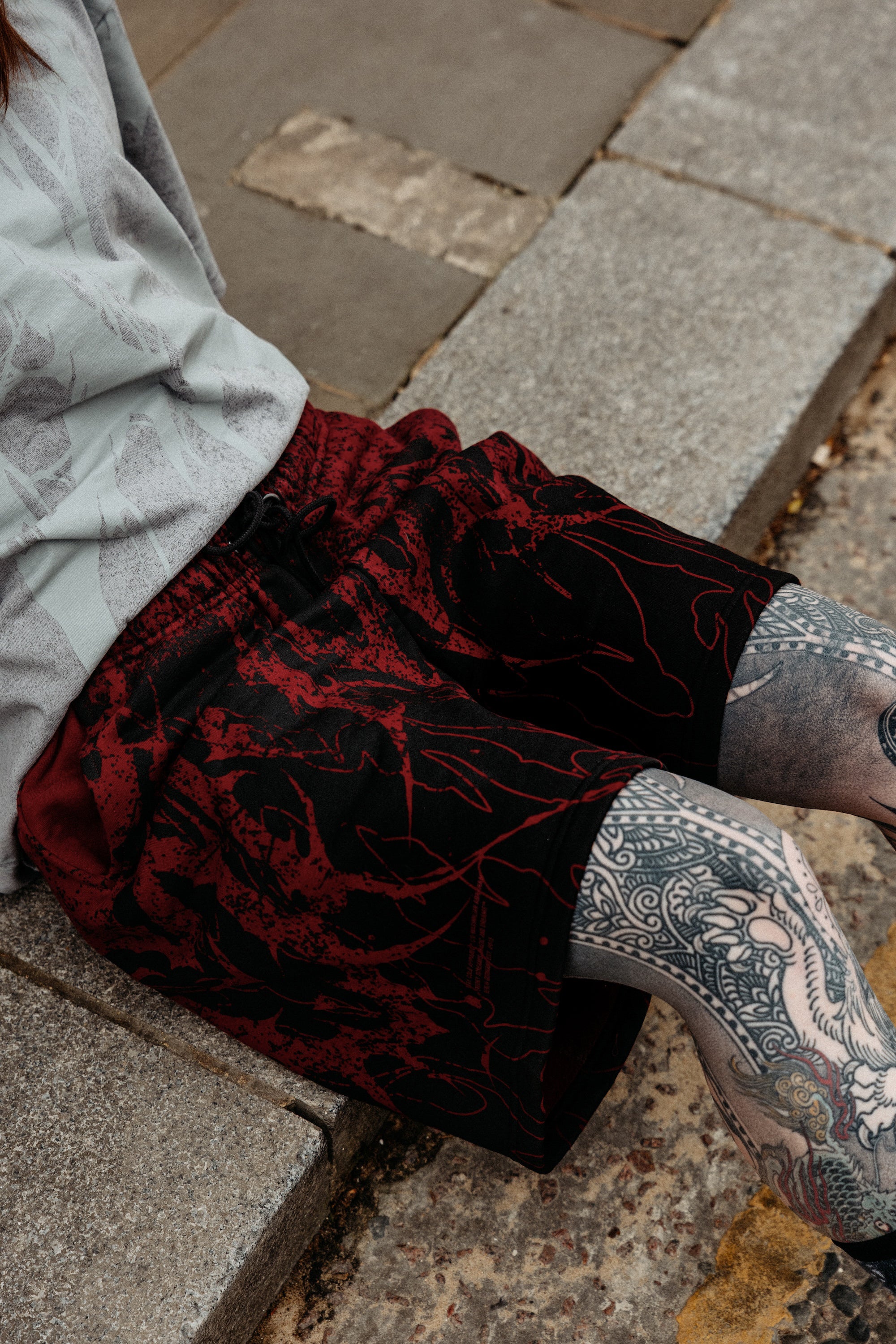 Bloodspawn (Rusty Red) - Prime Shorts (350GSM)