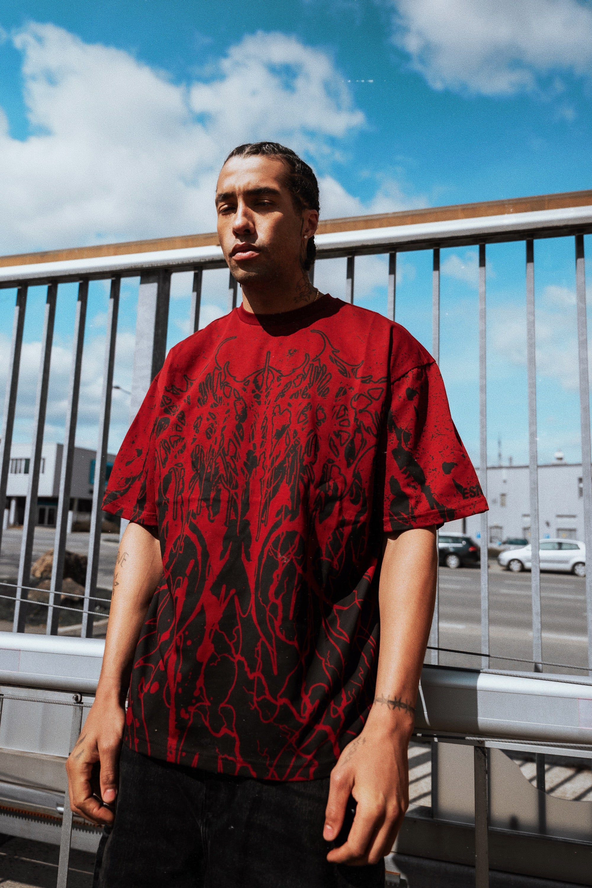 Bloodspawn (rusty red) - Oversized T-Shirt (200GSM)