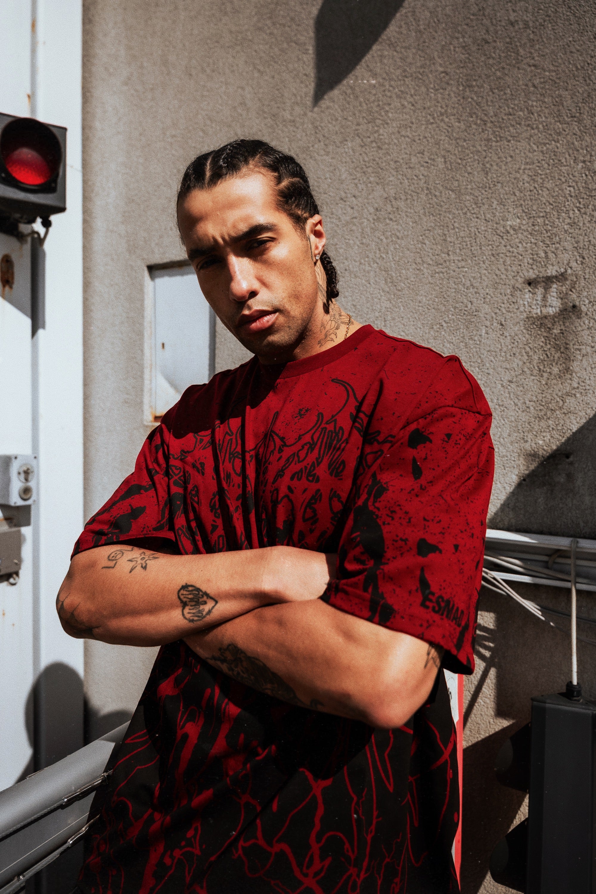 Bloodspawn (rusty red) - Oversized T-Shirt (200GSM)