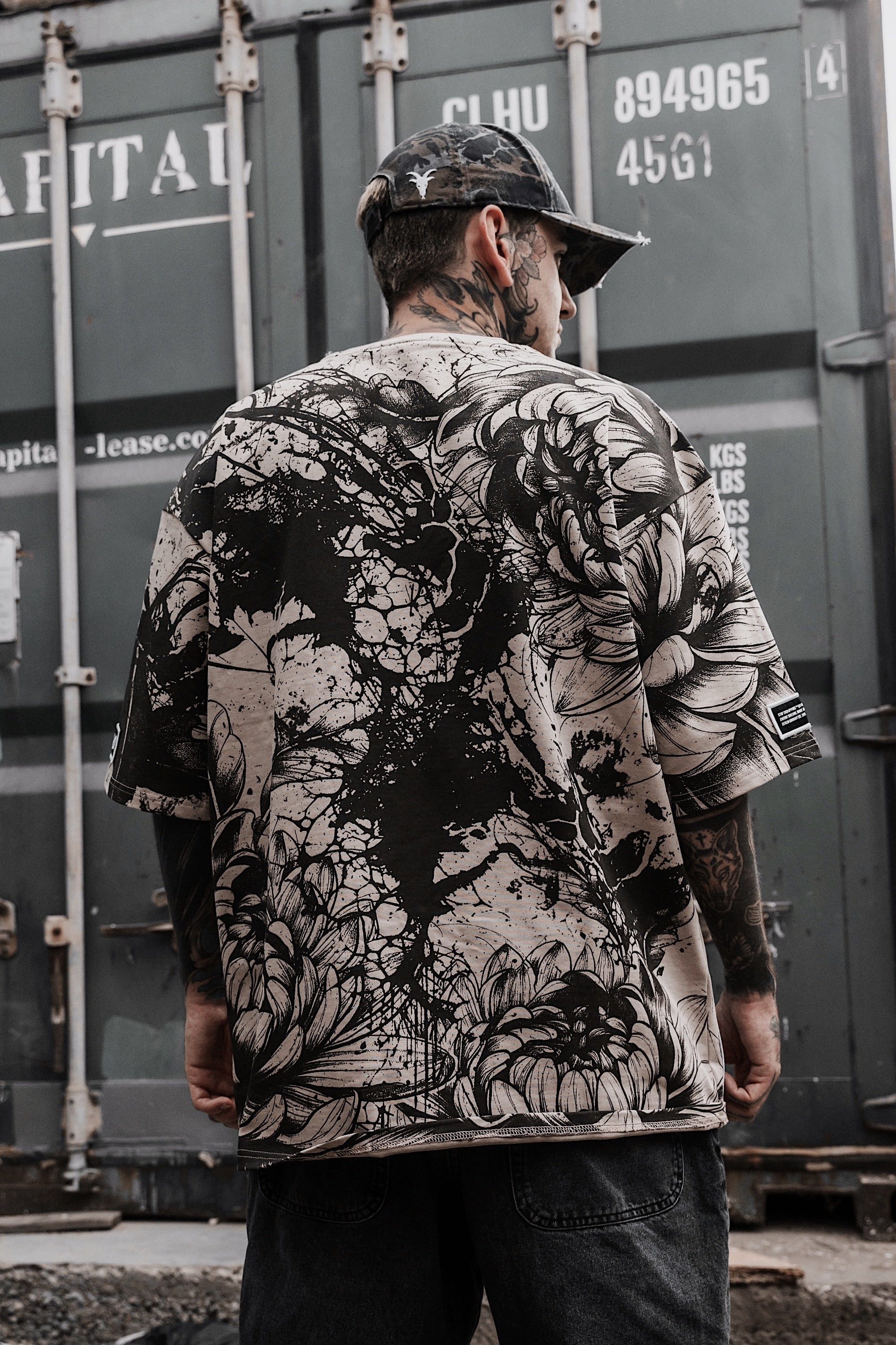 Bloomwound (Allover) - Heavy Oversized T-Shirt (250GSM)