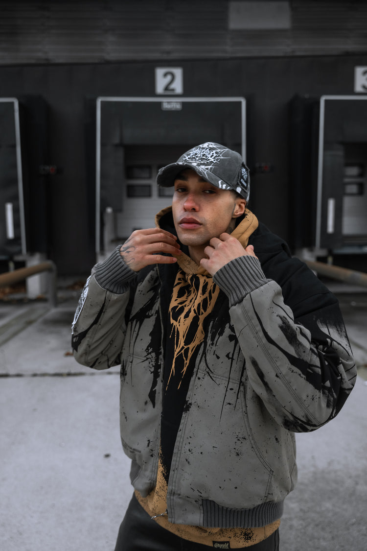 Bone Forge (half half) - Workwear Jacket (350GSM) Image 6