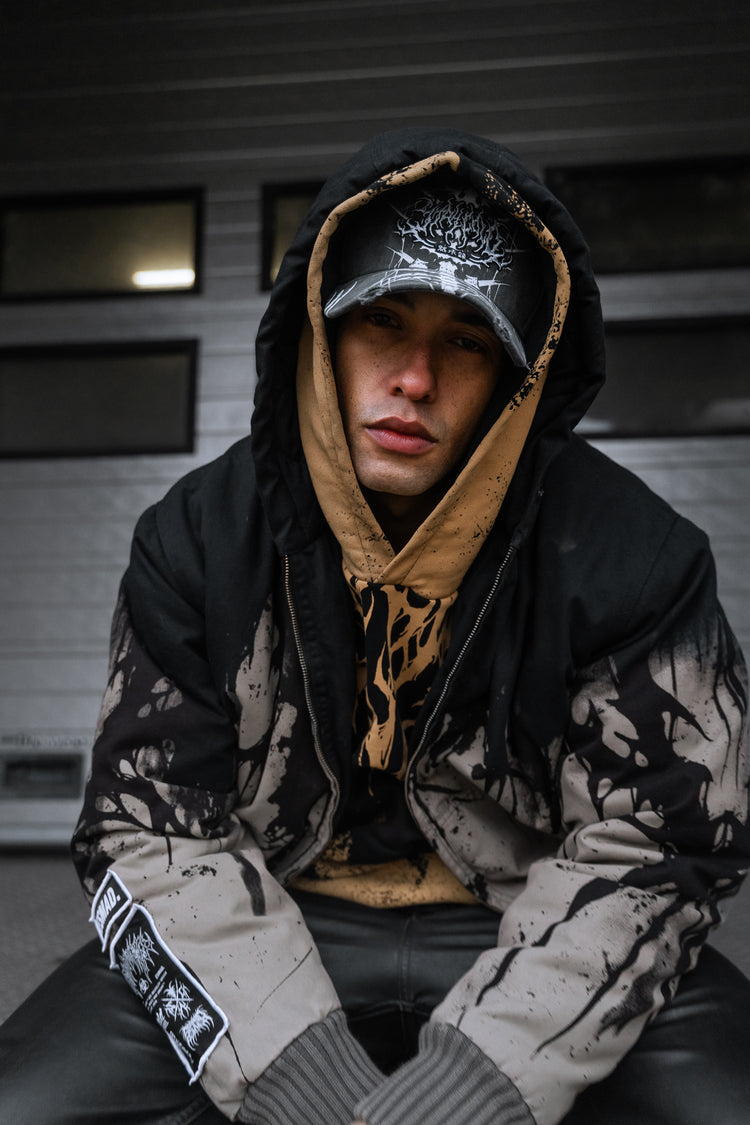 Bone Forge (half half) - Workwear Jacket (350GSM) Image 7