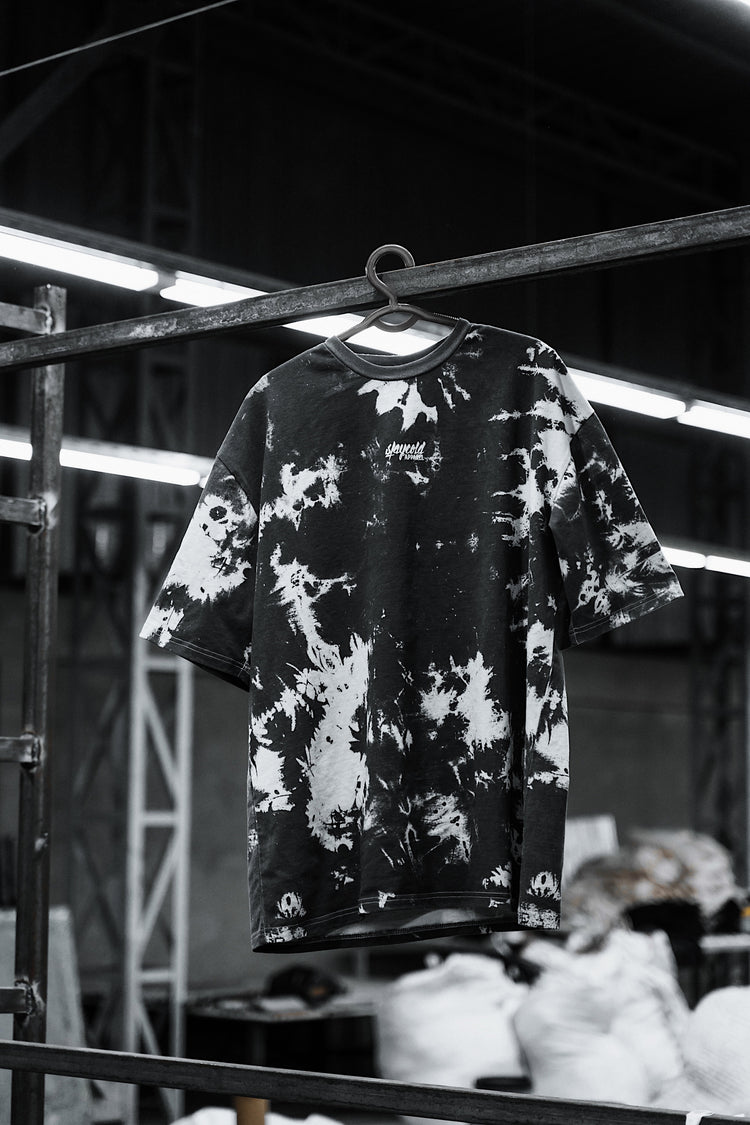 Burn Your Bridges - Oversized T-Shirt (Grey Bleached) Image 3