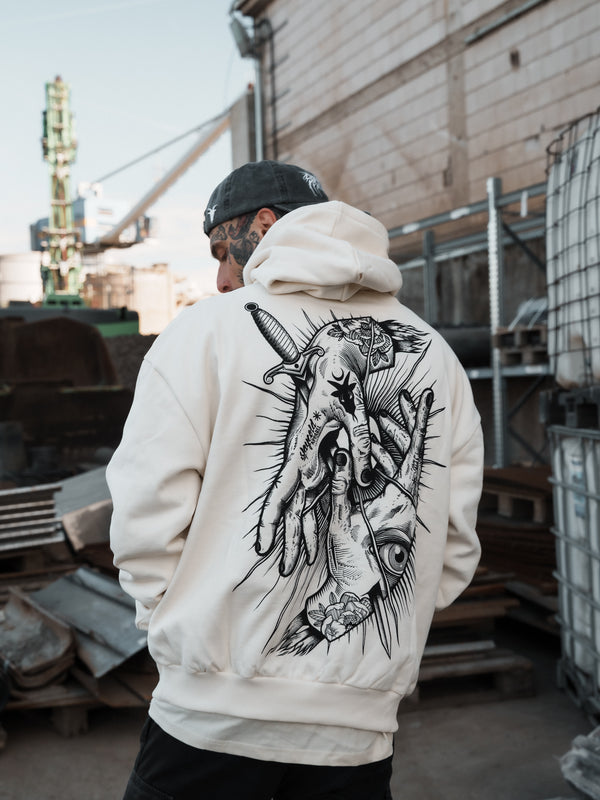 Think Twice - Oversized Hoodie Lifestyle Image