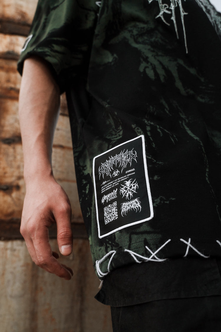 Chamber Of Chaos - Heavy Oversized T-Shirt (mentol) 250GSM Image 5