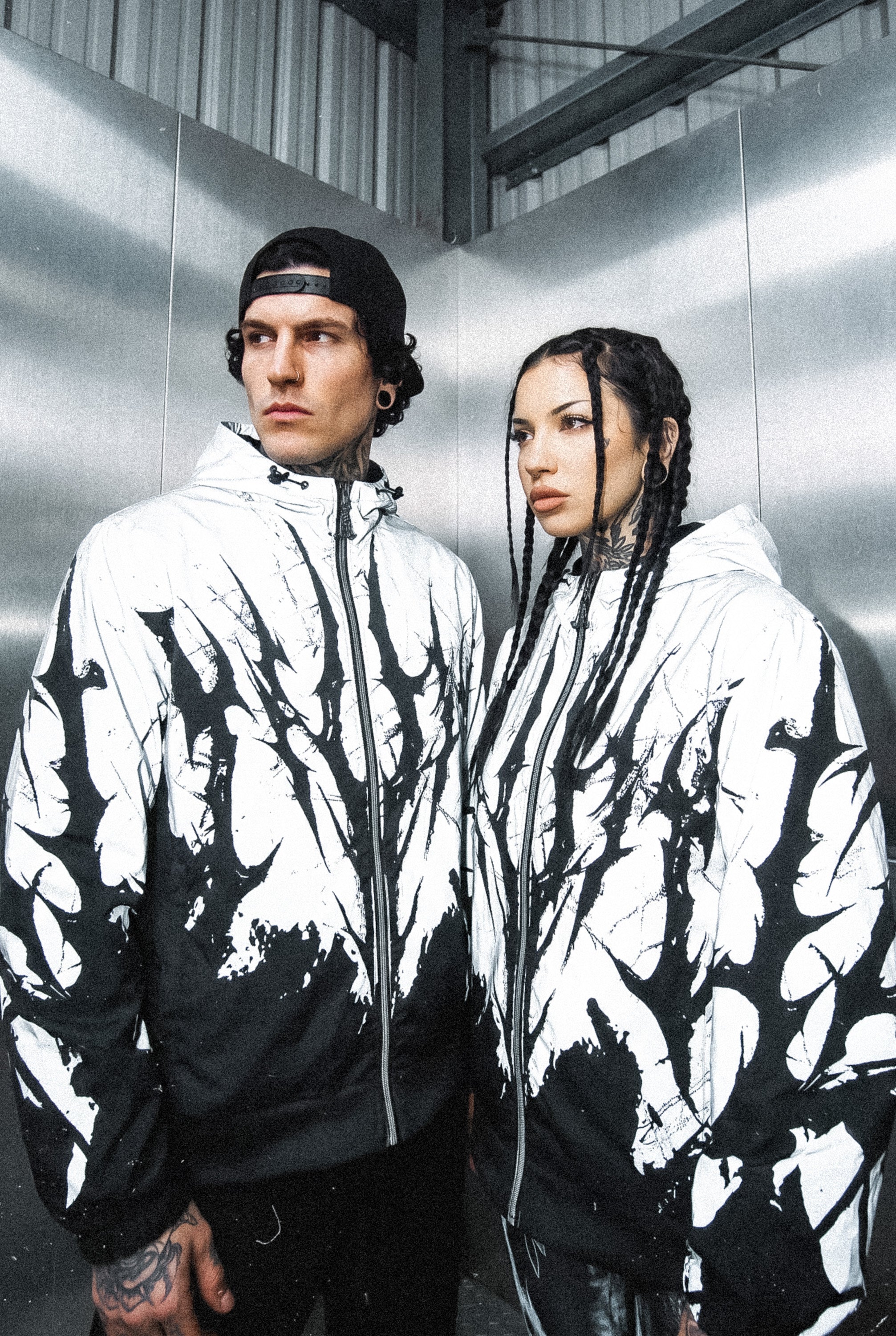Chrome Scars (3M reflective) - Windbreaker