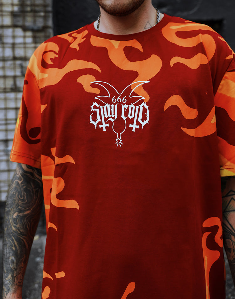 Church Burner Crew - Customized Regular T-Shirt (red) 200GSM Image 4