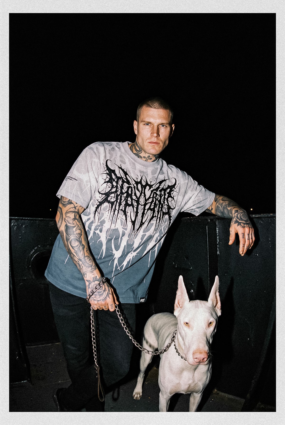 Cold Blooded (Sand Fade) - Oversized T-Shirt (200GSM)