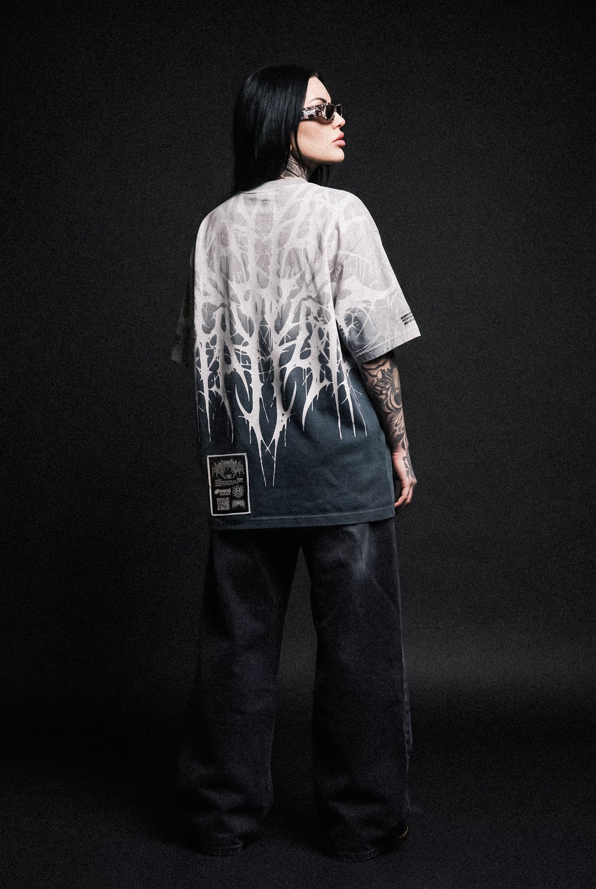 Cold Blooded (Sand Fade) - Oversized T-Shirt (200GSM)