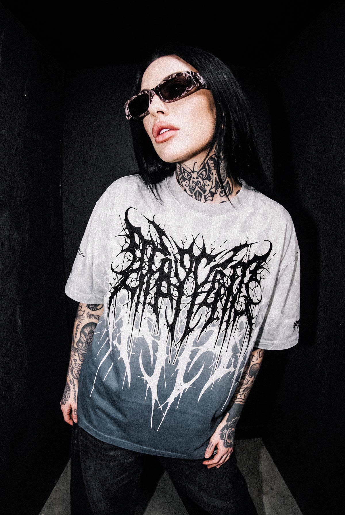 Cold Blooded (Sand Fade) - Oversized T-Shirt (200GSM)