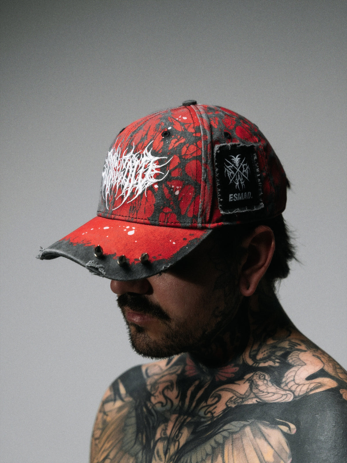 Core Burn (Red) - Distressed Baseball Cap