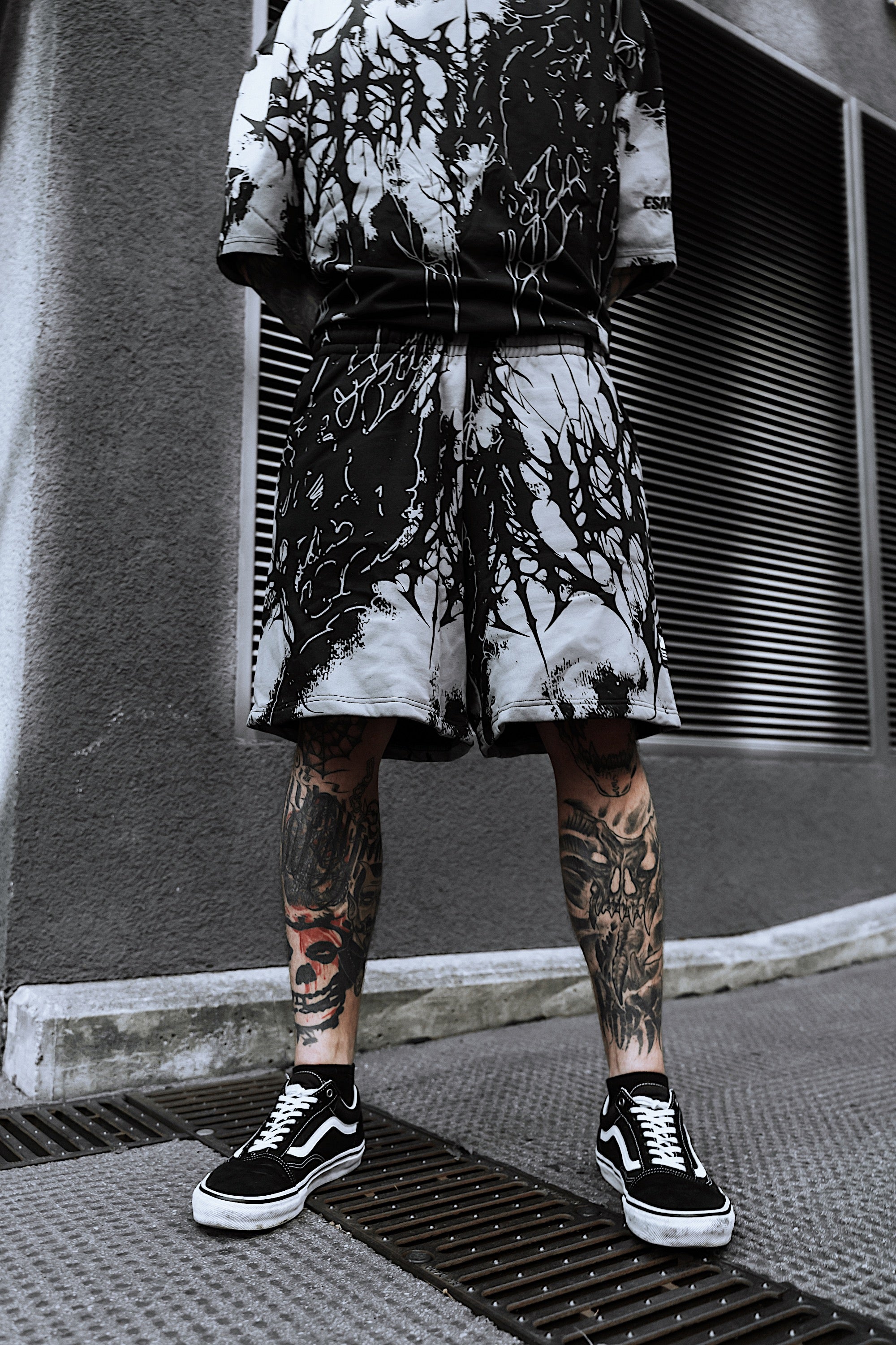 Daggerwave (grey dye) - Prime Shorts (350GSM)