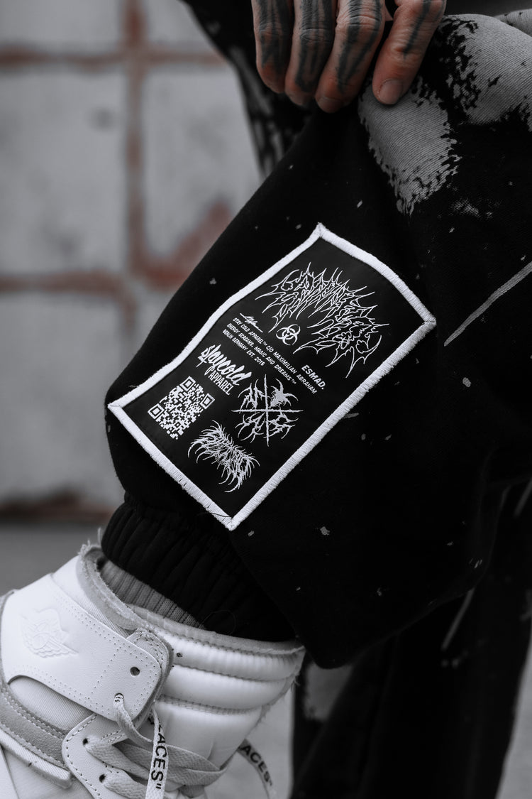 Daggerwave (grey dye) - Sweatpants (350GSM) Image 5